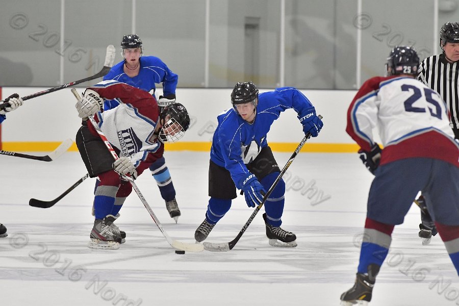 Wheaton College Men\'s Ice Hockey vs Middlesex Community College. - Photo By: KEITH NORDSTROM